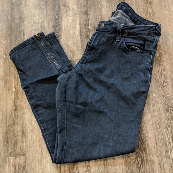 Denim - Jet Black crop jeans